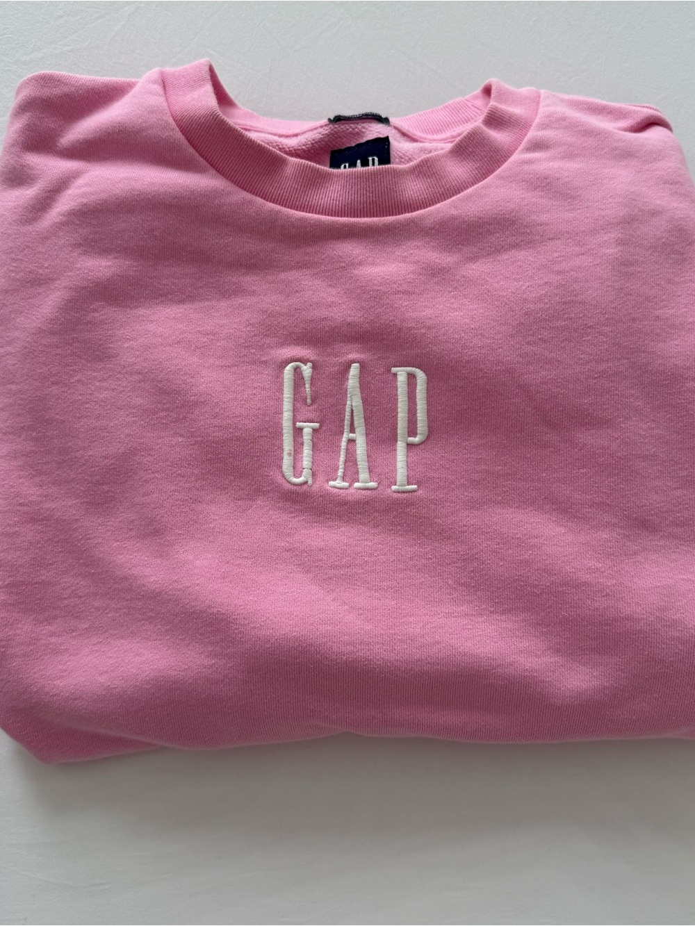 Gap Heavyweight Oversized Logo Sweatshirt Parisian Pink Size M
